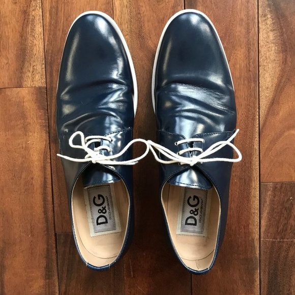 Navy Dolce & Gabbana Loafer/Derby Shoes Formal - Picture 1 of 7